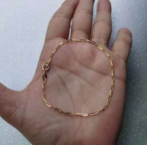 PULSEIRA EM SEMI JOIA MASCULINA