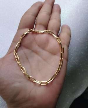 PULSEIRA EM SEMI JOIA MASCULINA